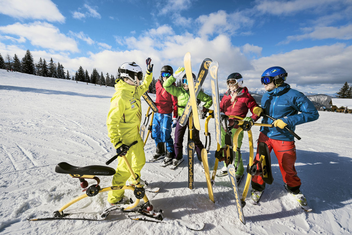 Skibob fahren & Snowbiken - Winterurlaub & Skiurlaub in Flachau, Salzburger Land, Ski amadé - Ferienwohnung im Haus Maier