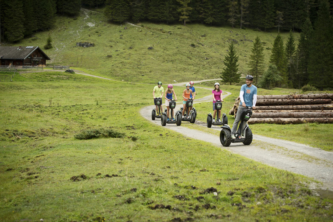 Sommer in der Region, Sommerurlaub in Flachau, Ferienwohnung im Haus Maier, Salzburger Land - Segway fahren in Flachau